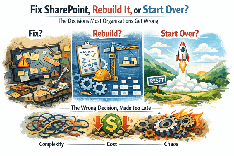 Fix SharePoint Rebuild It or Start Over