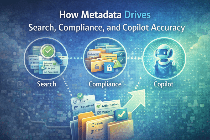 How Metadata Drives Search Compliance and Copilot Accuracy in SharePoint