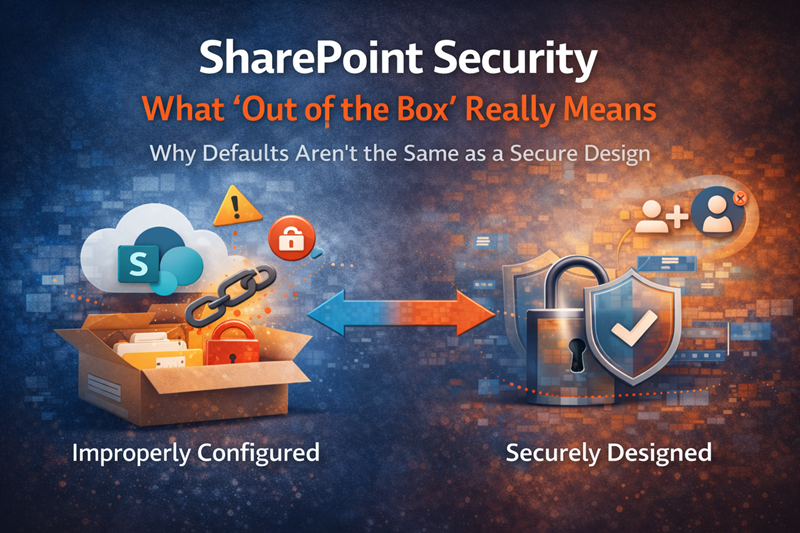 SharePoint security improperly configured vs securely designed