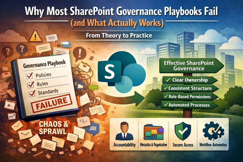 Why Most SharePoint Governance Playbooks Fail