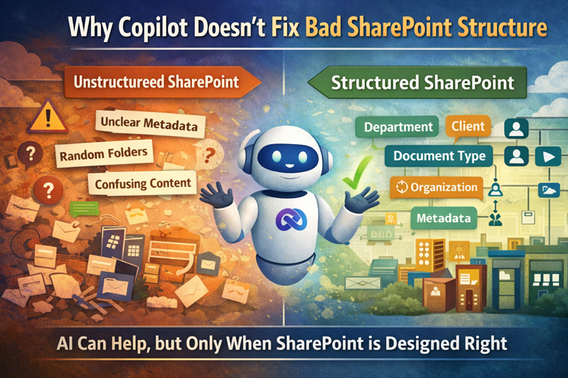 Copilot doesn't fix bad SharePoint structure