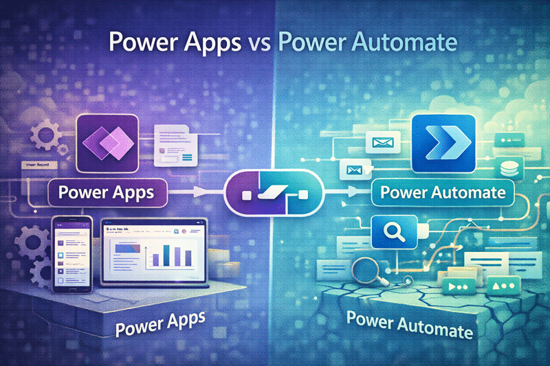 Power Apps vs Power Automate