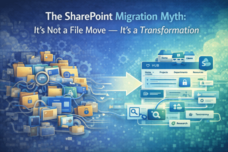 Migration Client File SharePoint Migration Strategy: Why Lift-and-Shift Fails - dataBridge