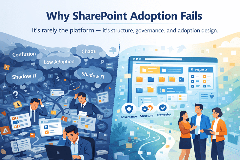 Why SharePoint Adoption Fails